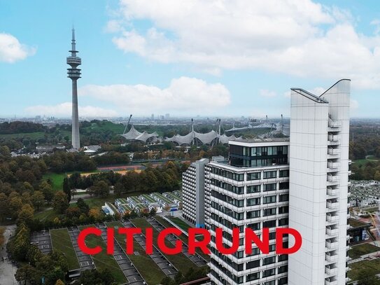 Am Olympiapark - Helles Apartment mit praktischer Vollmöblierung und ruhiger Terrasse