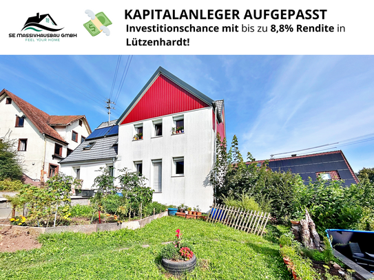 KAPITALANLEGER AUFGEPASST - Investitionschance mit bis zu 8,8% Rendite in Lützenhardt!