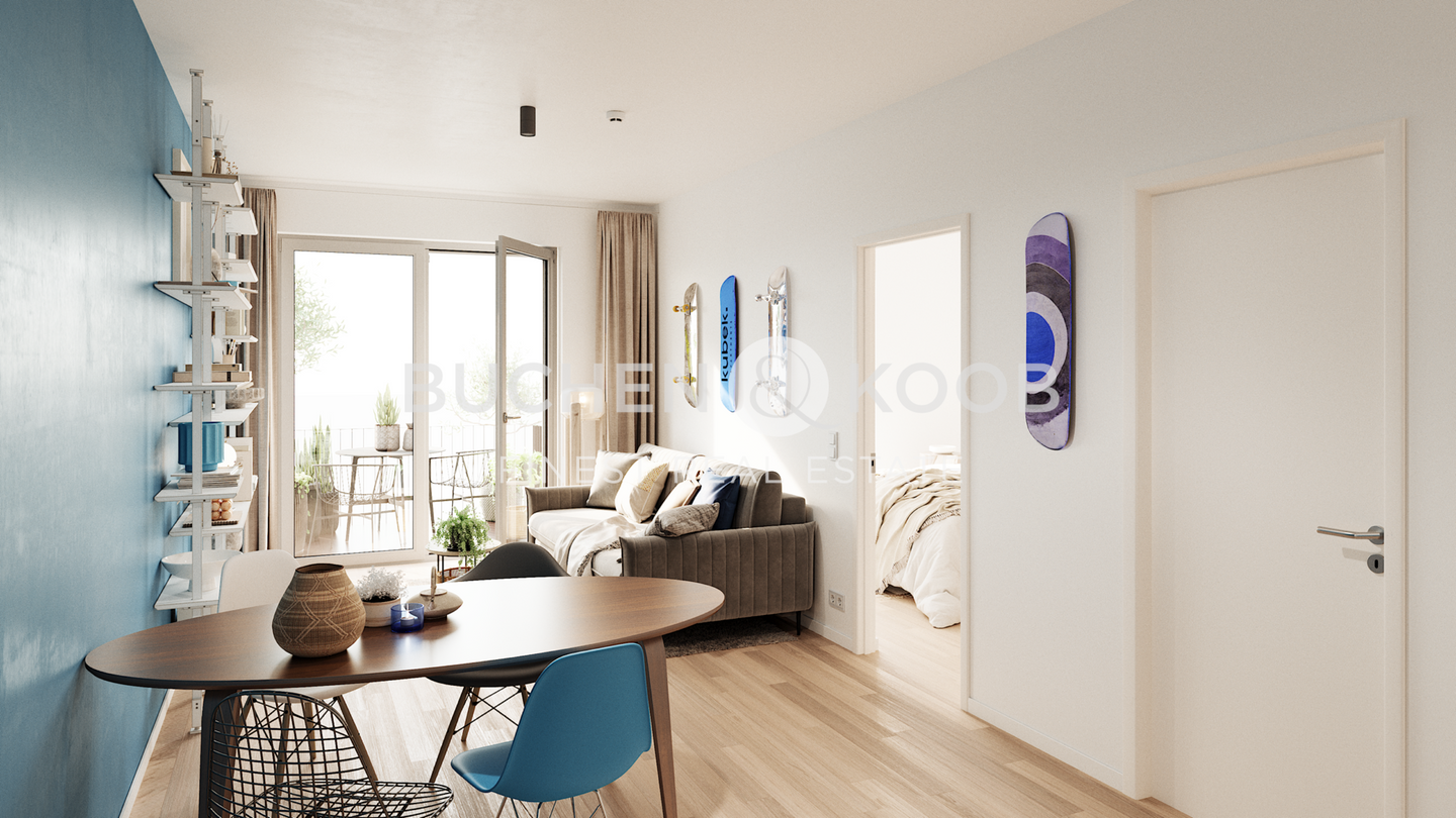 2-Zimmer Neubauwohnung in beliebter Lage von HH-Winterhude