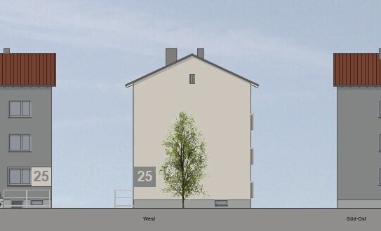 Schön geschnittene 3-Zi-Wohnung mit Balkon in ruhigem 6-Familienhaus *Ideal für Ruhesuchende*