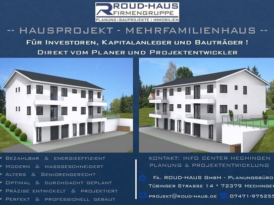 + EXKLUSIVES MEHRFAMILIENHAUS-PROJEKT! +