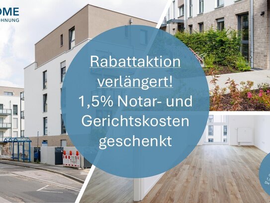 Klarheit, viel Licht und positive Energiebilanz: 4-Zi.-Balkonwohnung vor den Toren Aachens