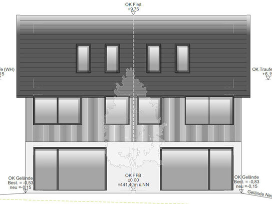 Ramerberg - KfW 40+ Neubau-Doppelhaushälfte