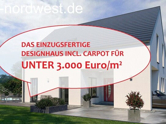 EIN DESIGNERHAUS FÜR UNTER 3.000 PRO QM