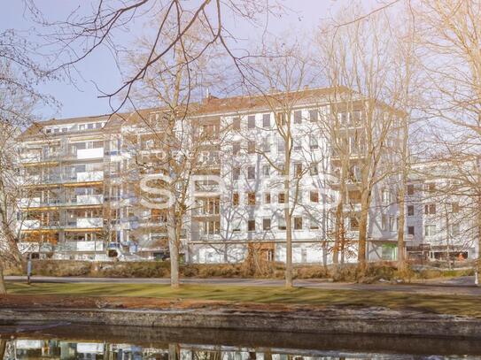 Wohnung mit traumhaftem Wasserblick in begehrter Innenstadt-Lage an der Contrescarpe