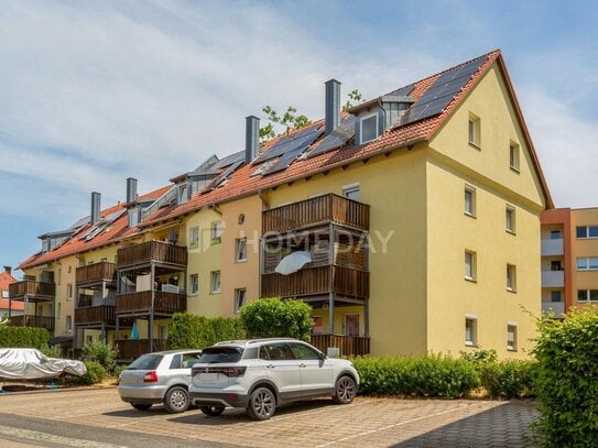 Vermietete 2-Zimmer-Wohnung mit Balkon in einem sehr gepflegten Mehrparteienhaus