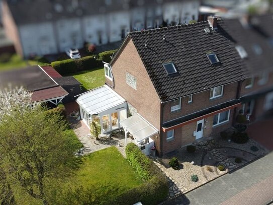 *2 Wohneinheiten* Einfamilien-/Reihenendhaus mit Wintergarten u. Glas-Loggia in Rheine-Dorenkamp