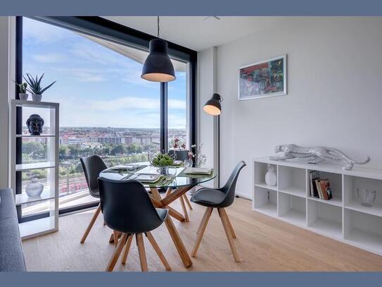 Möbliert: FRIENDS-Tower | Conciergeservice | Dachterrasse