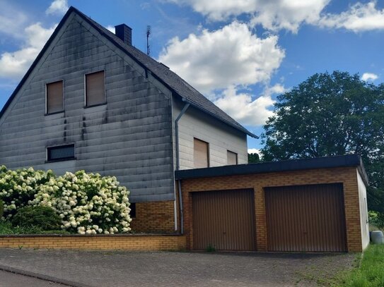 LAMPADEN - zwischen Trier + Hermeskeil - Einfamilienhaus in ruhiger Lage mit großem Garten, Terrasse und Doppelgarage