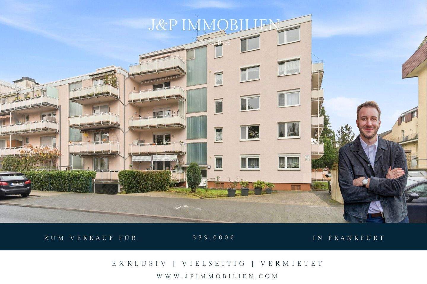 Vermietete 4-Zimmer-Wohnung mit großem Süd-West-Balkon und optionalen TG-Stellplätzen!