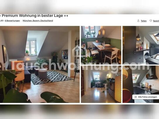 [TAUSCHWOHNUNG] Tolle DG-Wohnung im Glockenbach (100qm)