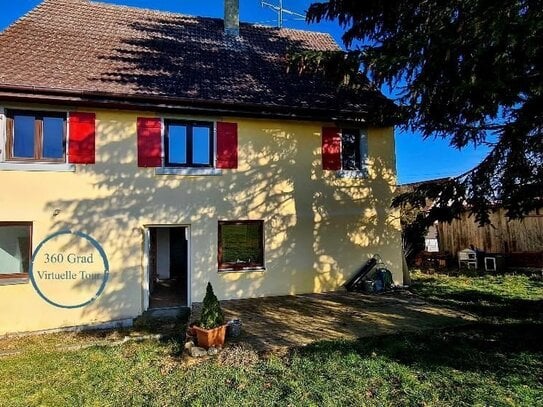 ruhig, in zweiter Baureihe freistehend, 3 Geschosse mit Aussicht, entkerntes EFH zum Ausbau