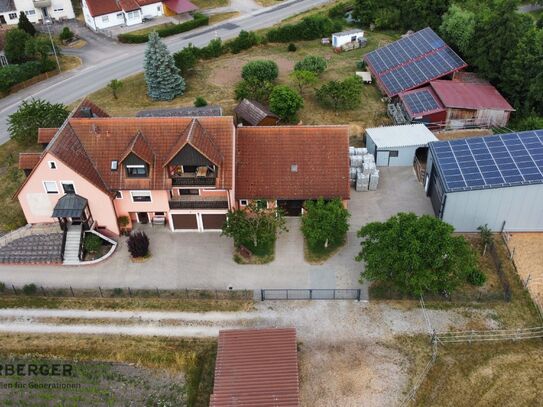 Vielseitigkeit auf einem Blick: Wohnhaus, Halle und Lagerfläche - Ein Eldorado für Handwerksbetriebe