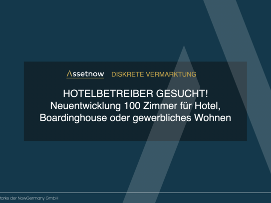 BETREIBER GESUCHT: Neuer Hotelstandort mit 100 Zimmer nahe Hannover Messe sucht Betreiber