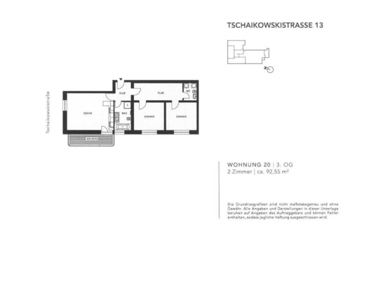 Sehr schöne Wohnung in der Tschaikowskistraße im Herzen von Berlin Pankow (vermietet)