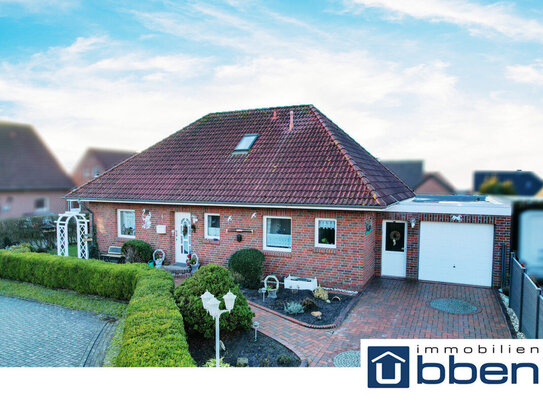 Gepflegter Bungalow mit Garage in zentraler Lage von Moordorf!