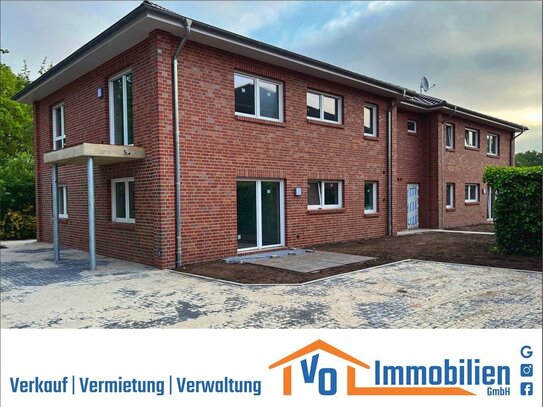 Energetisch hochwertig: Oberwohnung mit Balkon und einer Einbauküche in zentraler Lage von Remels