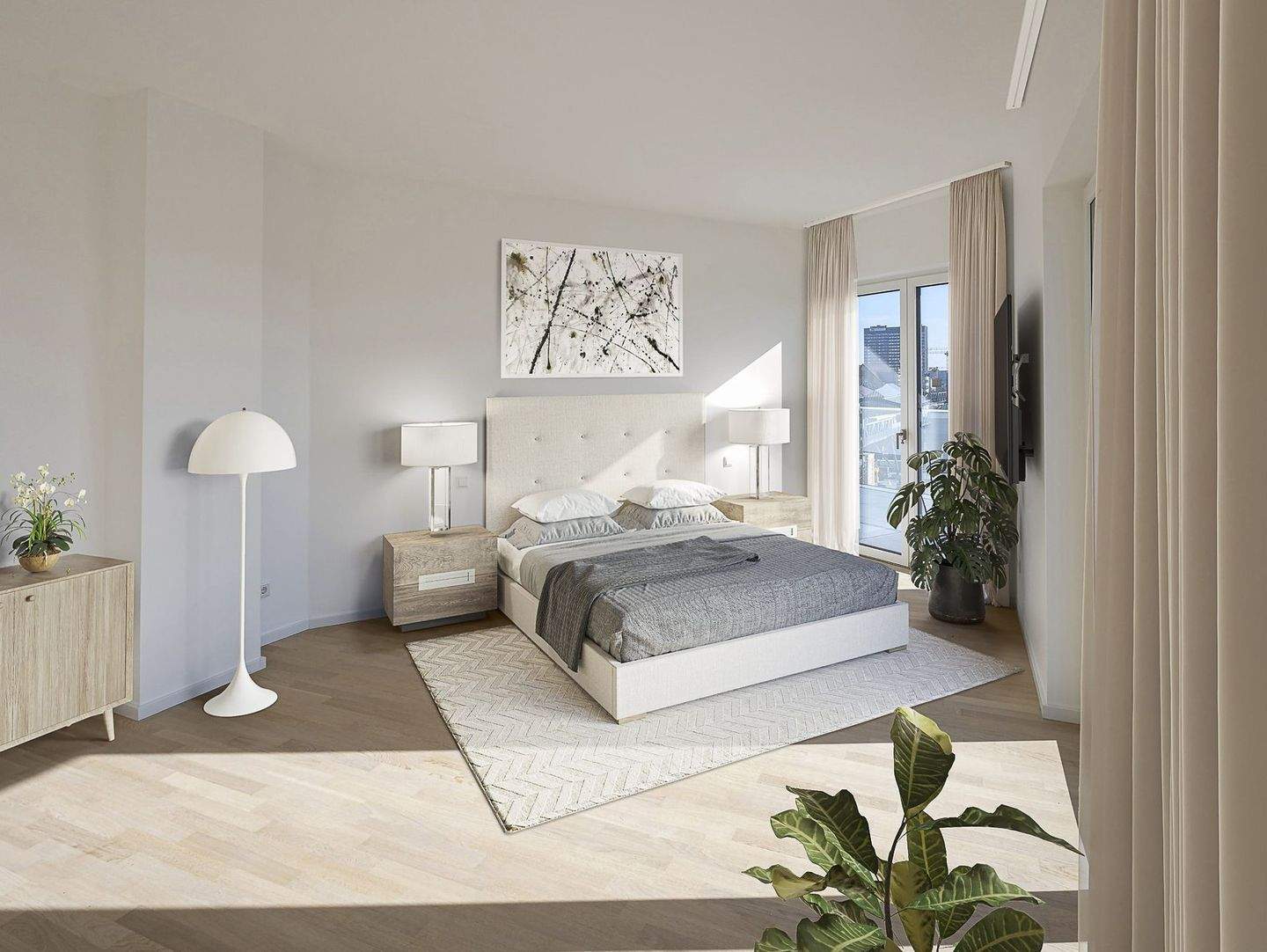 Großzügige 3-Zimmerwohnung mit Balkon und Wintergarten am Gleisdreieck - Photo 1