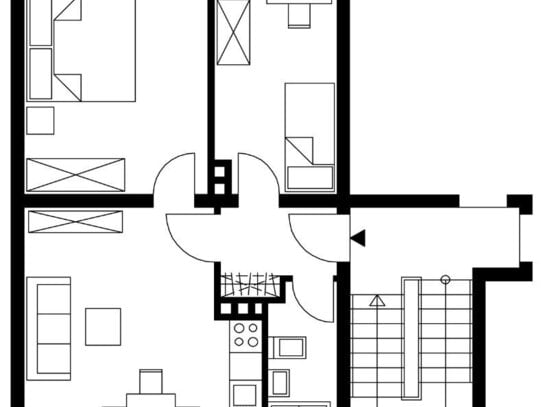 Feine 2-Zimmer-Wohnung verfügbar zu 01.02.2025