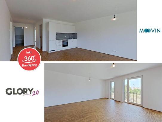 Darf's ein bisschen mehr sein? 3 Zimmer auf ca. 86 m² mit EBK, Loggia, Badewanne zum Erstbezug!