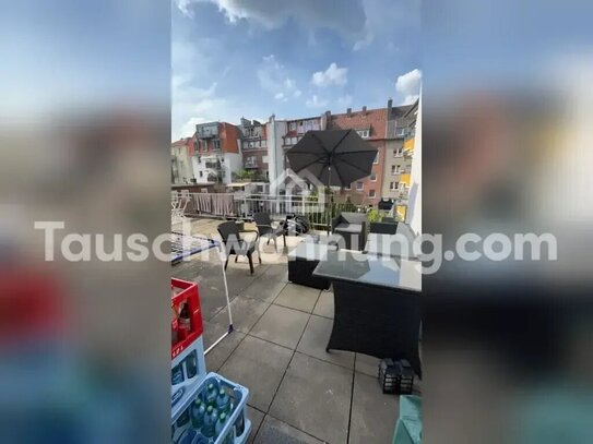 [TAUSCHWOHNUNG] Tausche 26qm Wohnung direkt am Hafen mit großer Terrasse