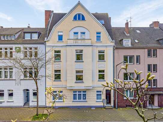 Vermietete 3-Zimmer-Erdgeschosswohnung in stilvollem Altbau