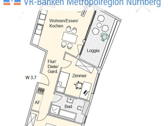 Ansprechende Wohnanlage im Nürnberg Nord: 60 stilvolle Neubau-ETW und 10 Büroeinheiten in Stadtlage!