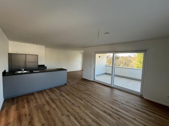 NEUBAU - große, helle 2-Zi-Whg - 2.OG mit Einbauküche, Balkon, Dachterrasse