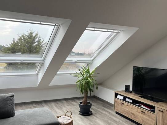 Renovierte Designer Wohnung im Grünen DG rechts