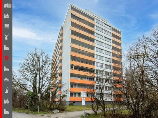 Familienfreundliche 4-Zimmer-Wohnung mit großer Süd-Loggia sowie West-Loggia und Panoramablick