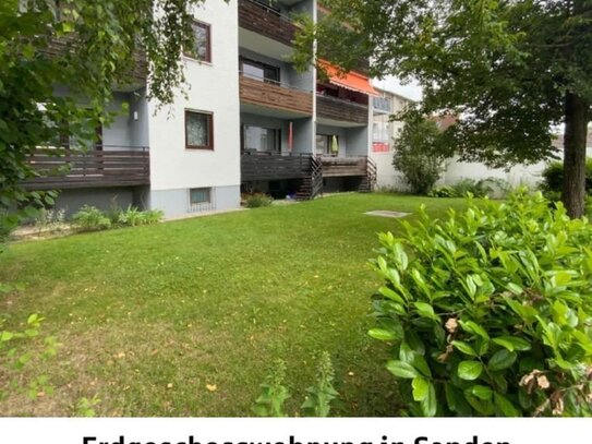 renovierte, schöne Erdgeschoss-Wohnung in Senden mit Balkon, Garten und Stellplatz