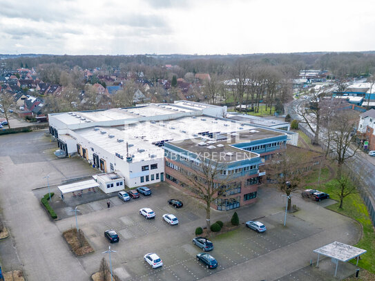 Rheine || 7.737 m² Lager-/Logistikhalle || 2.058 m² Büro- und Verwaltungsgebäude