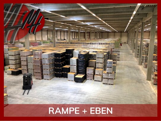 RAMPE + EBEN - 24/7-Nutzung - Lager-/Logistik (13.000 m²) & Büro (6.000 m²) zu vermieten