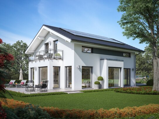 Modernes Haus mit Bodenplatte, Küche, PV und Sonderdarlehen