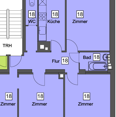 Schöne 4 Zimmer Wohnung mit EBK