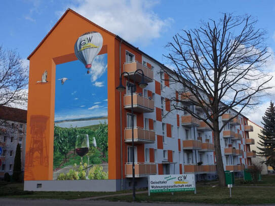 2-Raumwohnung mit Balkon im Geiseltal