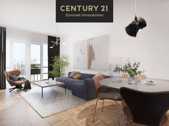 Bezugsfreie 3-Zimmer-Wohnung mit Balkon in zentraler Lage