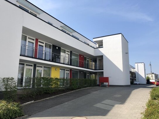 In Toplage zum JuWi-Campus & Sportwissenschaften! Möblierte, moderne 1 Zimmer-Wohnung mit Terrasse, Kugelberg 71, Gießen