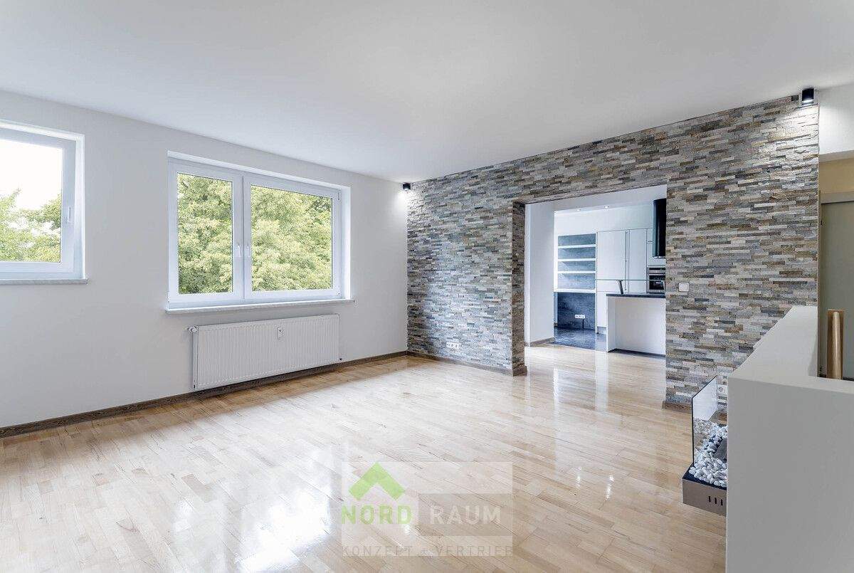 Stilvolle Maisonette-Wohnung mit besonderem Wohngefühl und 4 Zimmern auf ca. 106 m² in Hamburg-Bramfeld