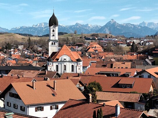 Viel Platz und Bergblick garantiert.