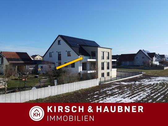 Gemütlich Wohnen im Dachgeschoss! Herrliche 3-Zi.-Neubau-Wohnung (KfW 40- Effizienzhaus), Breitenbrunn - OT Hamb...