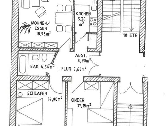 *** Großzügige 3-Zimmer mit Wannenbad und Balkon in guter und ruhiger Lage! ***