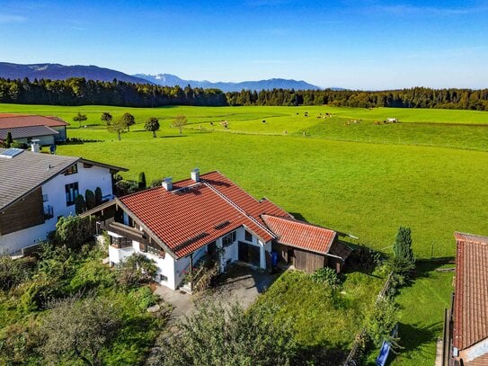 Baugrundstück mit weitläufigem Panoramablick