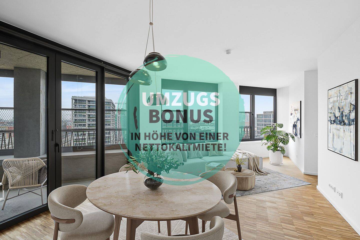Exklusives 3-Zimmer-Penthouse über den Dächern von Berlin - Foto 1