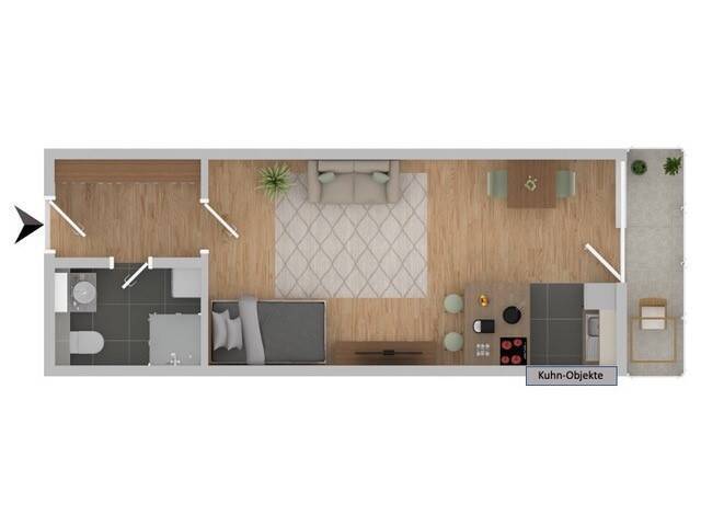 Einziehen und wohlfühlen – Schönes Apartment mit Balkon in München Au-Haidhausen