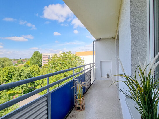 Spannender Grundriss, spektakulärer Blick vom Balkon-hier kommt man gern nach Hause.