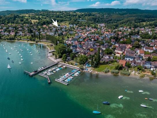 Bezugsfreies Einfamilienhaus mit Traum-Seeblick und großem Grundstück in bevorzugter Südhanglage!