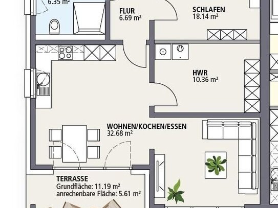 Hochwertige Ausstattung und ernergiesparende Technik - Neubau einer barriefreien Bungalow-Anlage