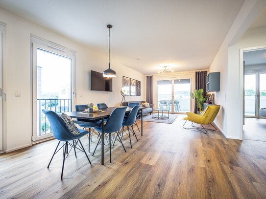 91m² Komfortzone mit großem Balkon in Pioneer Park Hanau - Energieeffizient und Provisionsfrei!