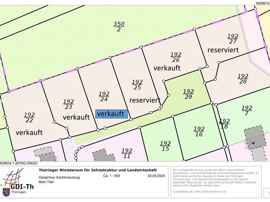 Letztes Grundstück! Nahe Bad Salzungen, unverbaubare Sicht! Ohne Bauträgerbindung oder mit Komplettlösung